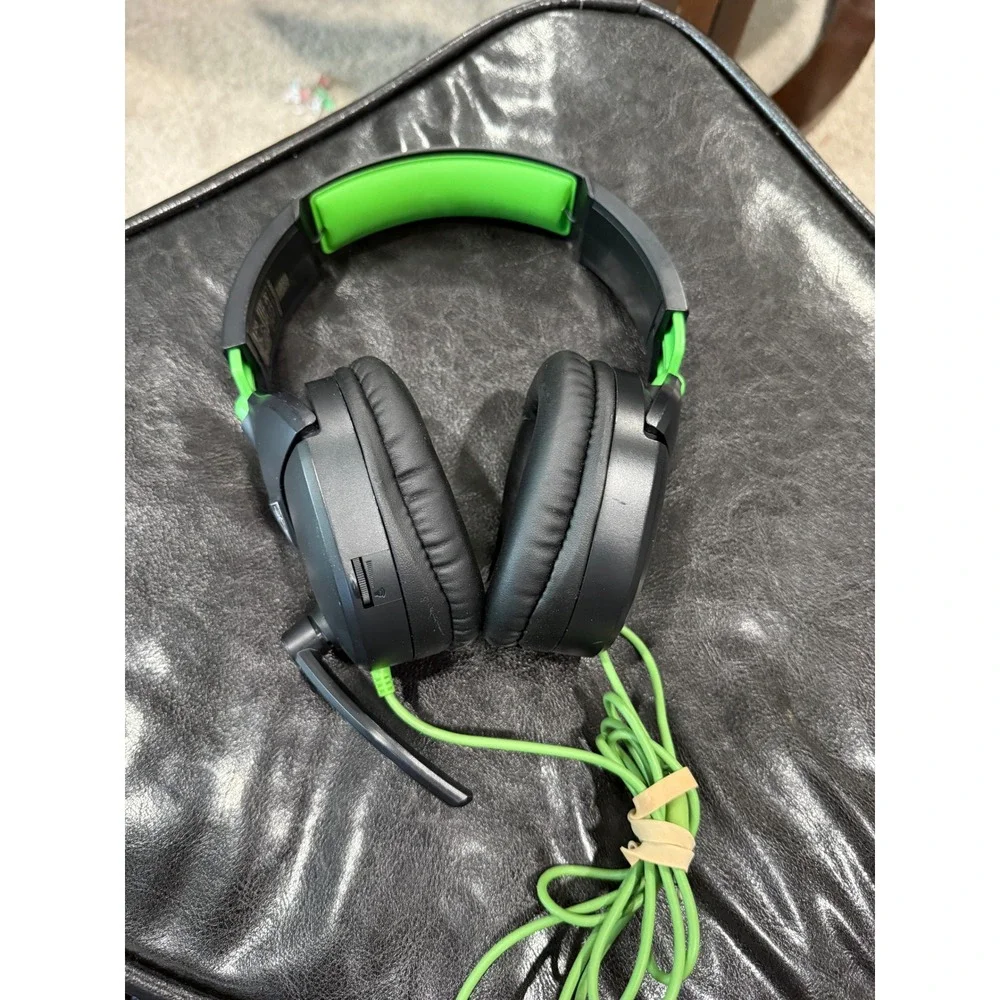 Turtle Beach Recon 50P Gaming Headset Black Green Wired Microphone Xbox PS4